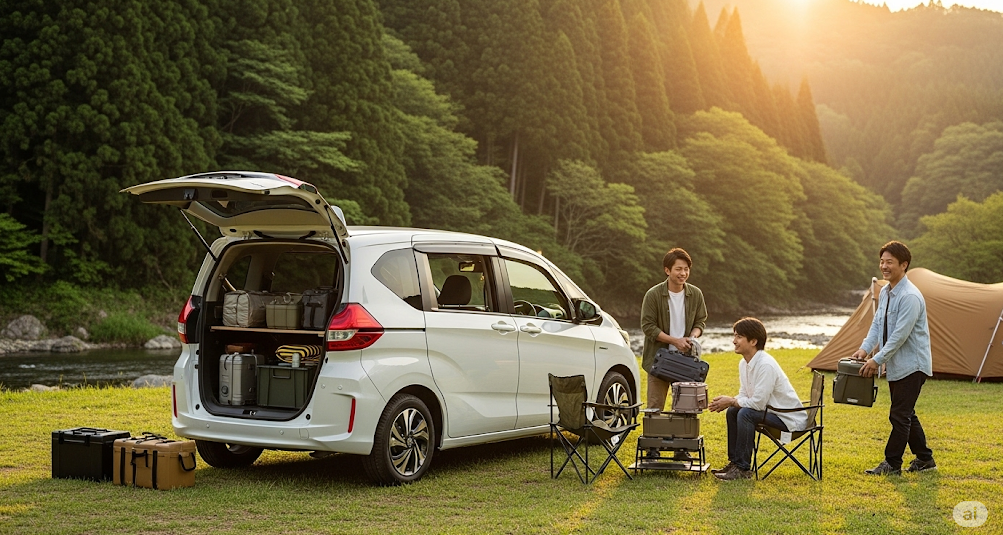 「あえて」のフリード スパイク車中泊!コンパクトながら叶える快適旅